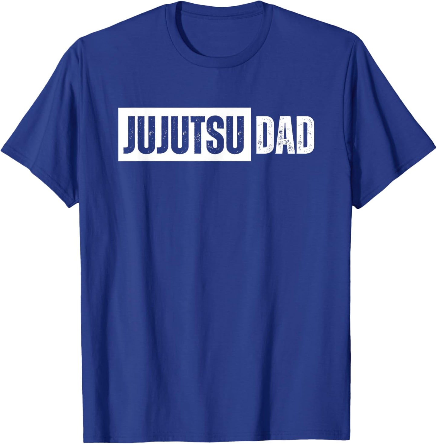 Jujutsu Dad Distressed T-Shirt - T-Shirt | Royal