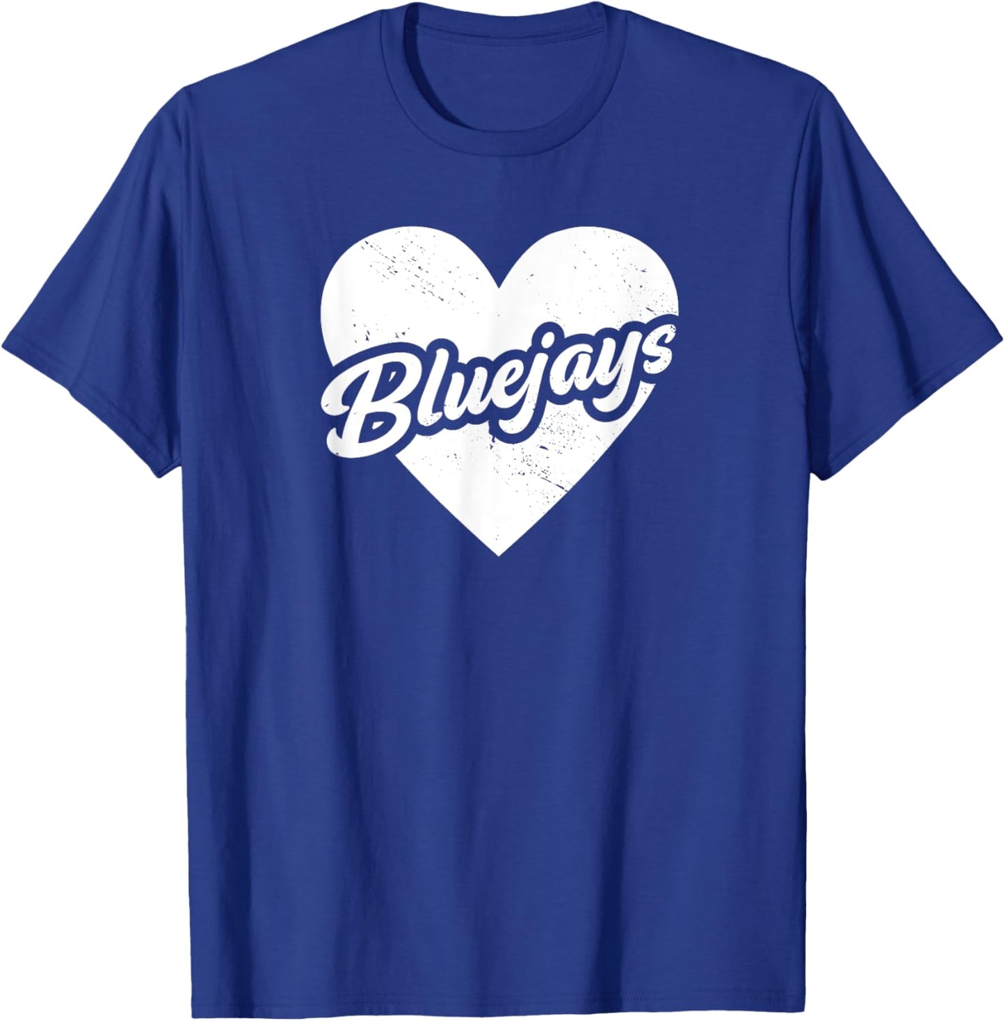 Vintage Blue Jays School Spirit Go Bluejays Love T-Shirt - T-Shirt | Royal