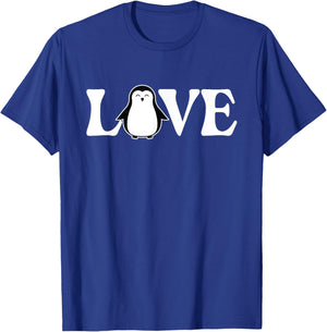 Love Penguins - Penguin Lover Bird Watcher Aquatic Bird T-Shirt - T-Shirt | Royal