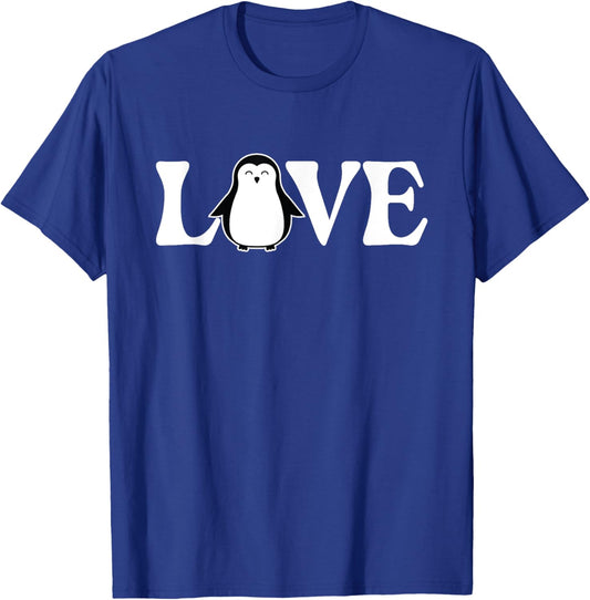 Love Penguins - Penguin Lover Bird Watcher Aquatic Bird T-Shirt - T-Shirt | Royal