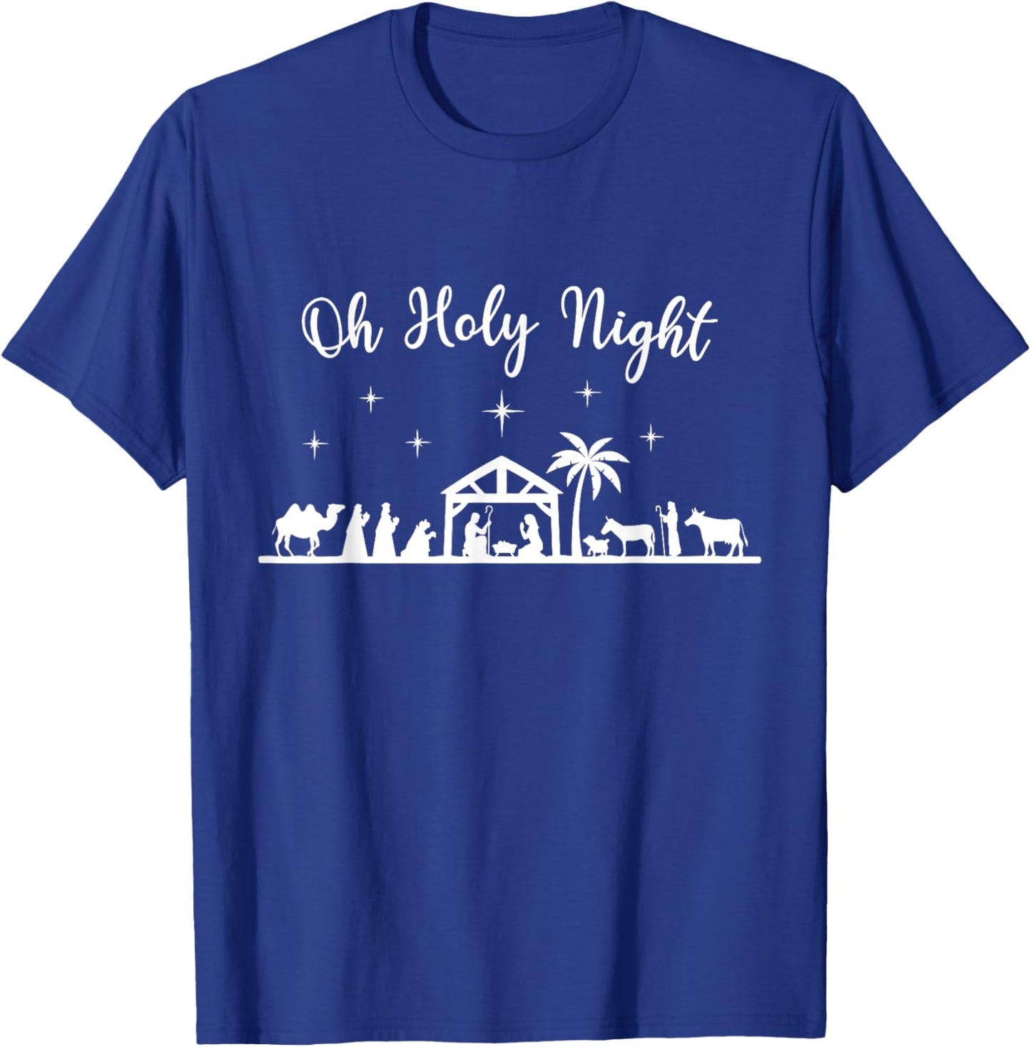 Oh Holy Night - Jesus Is The Reason For The Season Christmas T-Shirt - T-Shirt | Royal