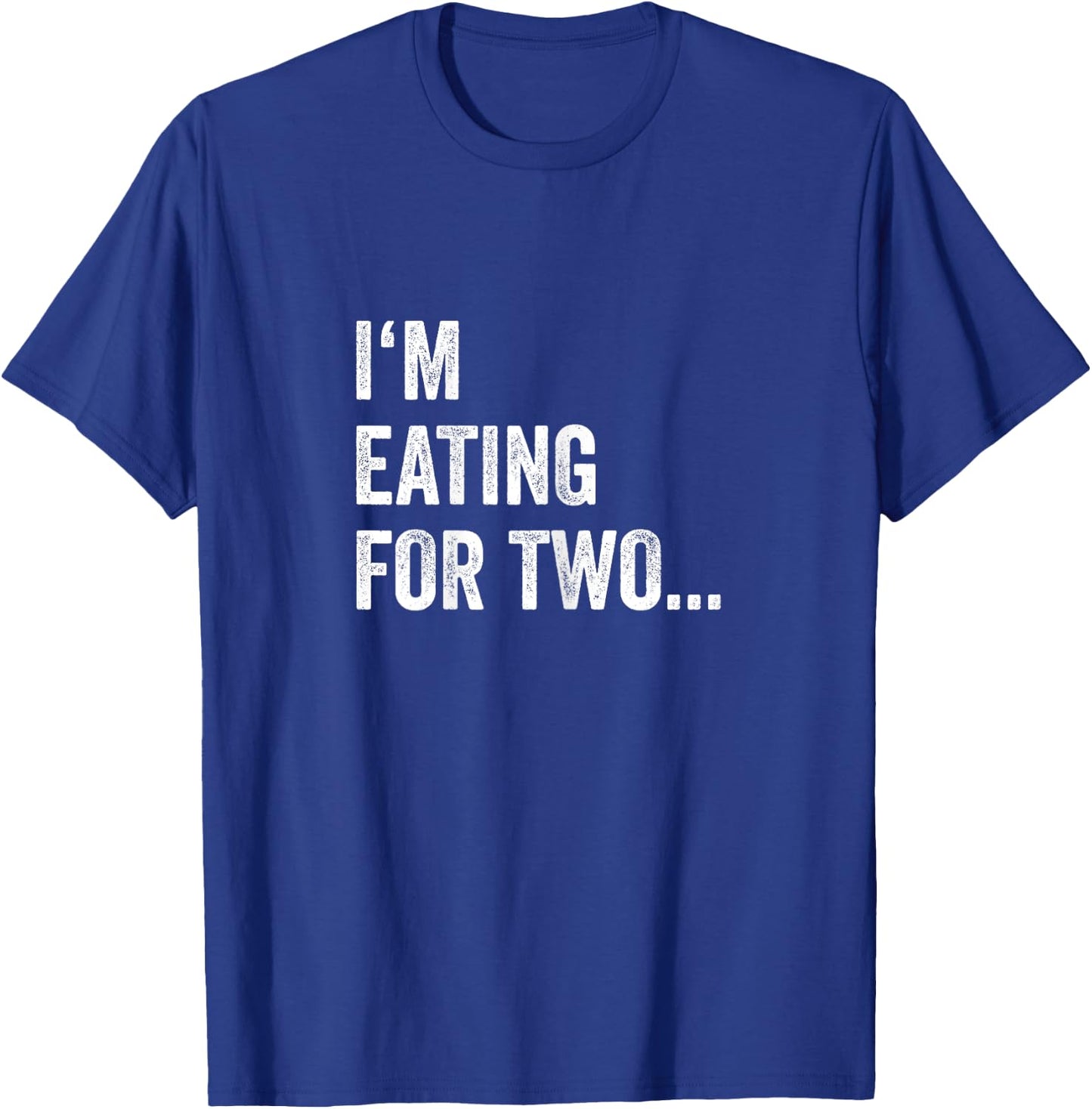 Eating For Two Drinking For Three Couples Shirts | Her T-Shirt - T-Shirt | Royal