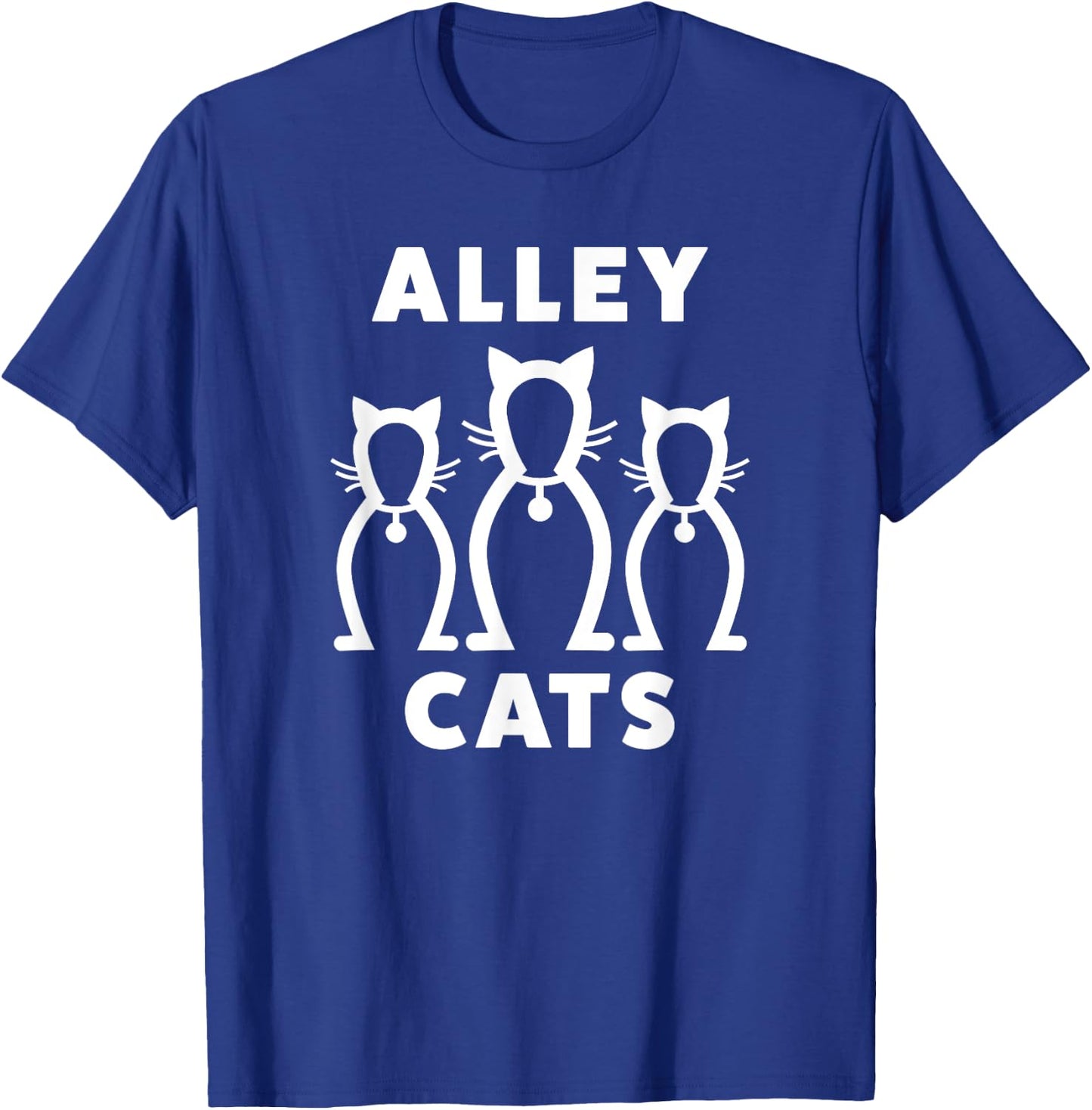 Cute Bowling Shirt For Kids Women & Teens | Alley Cats T-Shirt - T-Shirt | Royal
