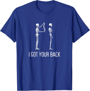 I Got Your Back Funny Skeleton T-Shirt - T-Shirt | Royal