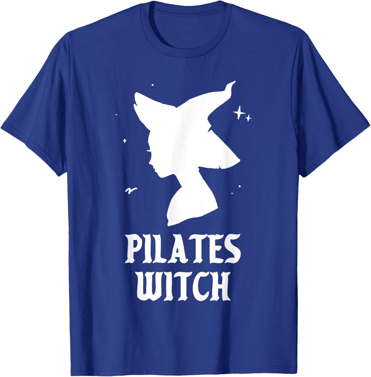 Pilates Witch Instructor Spooky Vibes Gym Halloween Costume T-Shirt - T-Shirt | Royal