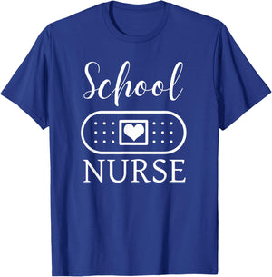 School Nurse Health Office Nurses T-Shirt - T-Shirt | Royal