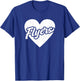 Vintage Flyers High School Spirit Go Flyers Love T-Shirt - T-Shirt | Royal