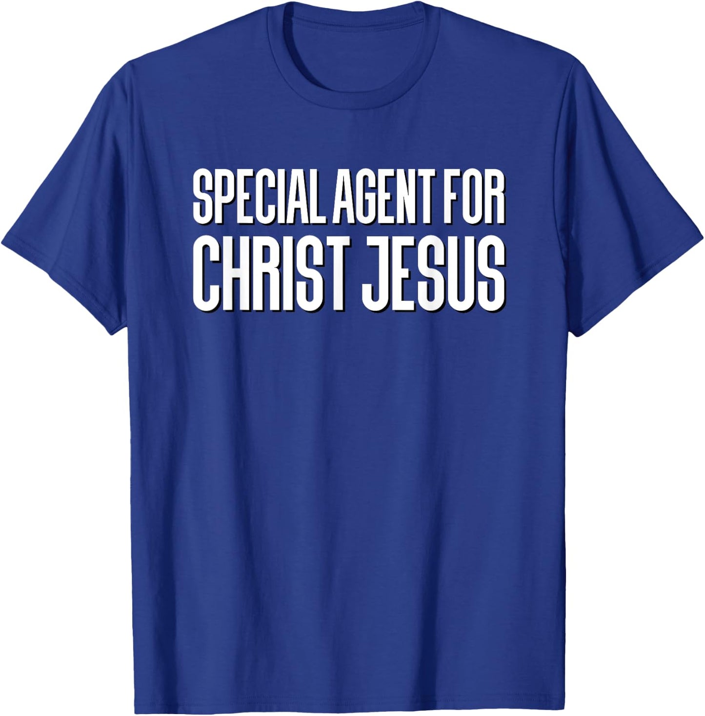 Special Agent for Christ Jesus the message Christian funny T-Shirt - T-Shirt | Royal