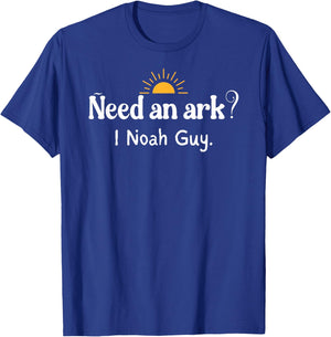 Need an Ark I Noah Guy Vintage Funny Christian T-Shirt - T-Shirt | Royal