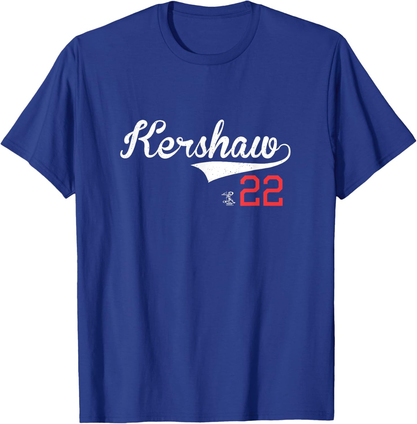 Clayton Kershaw Vintage Gameday T-Shirt - T-Shirt | Royal