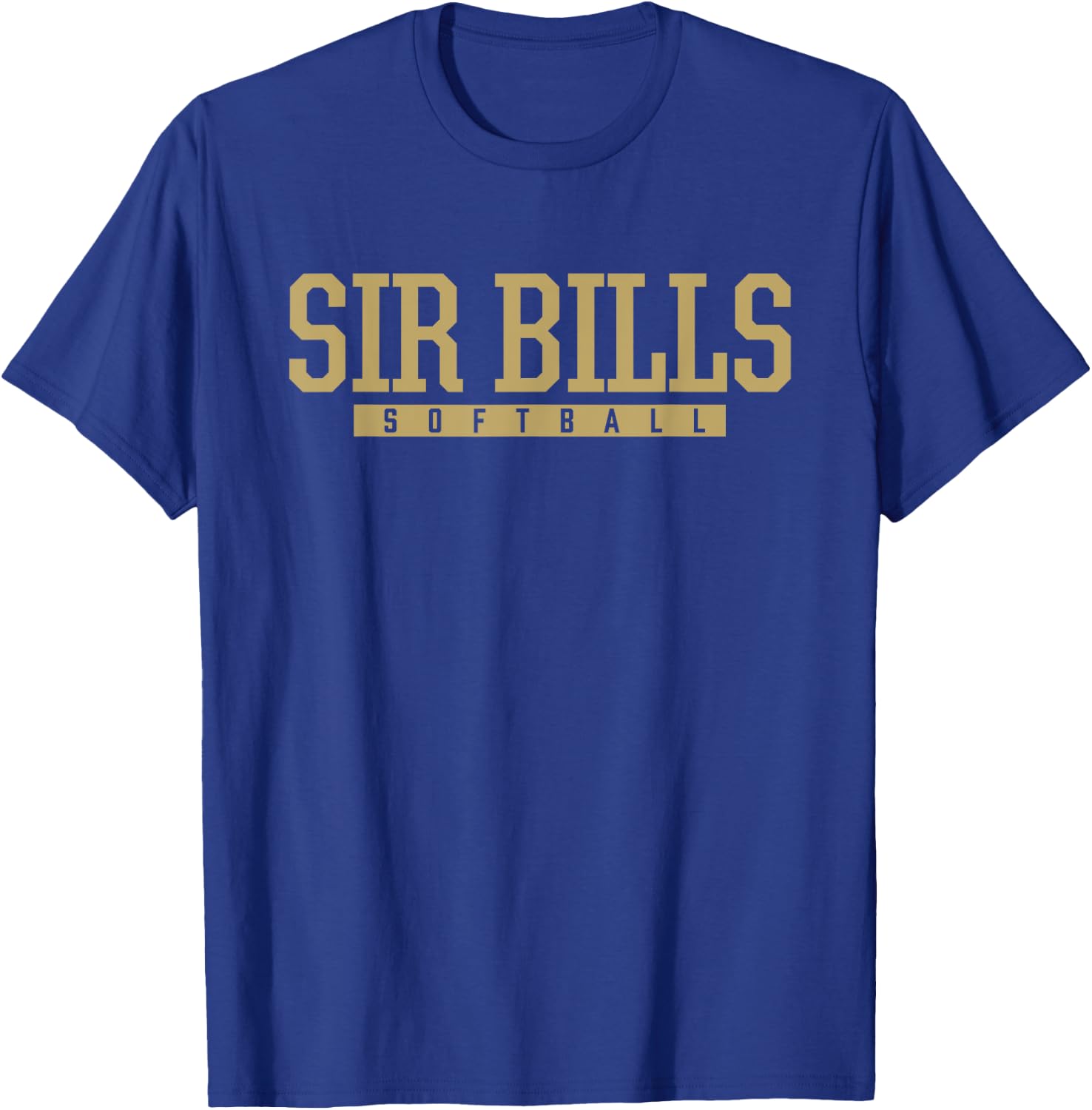 Johnstown Sir Bills Softball HS T-Shirt - T-Shirt | Royal