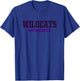 West Ashley Wildcats Swimming T-Shirt - T-Shirt | Royal