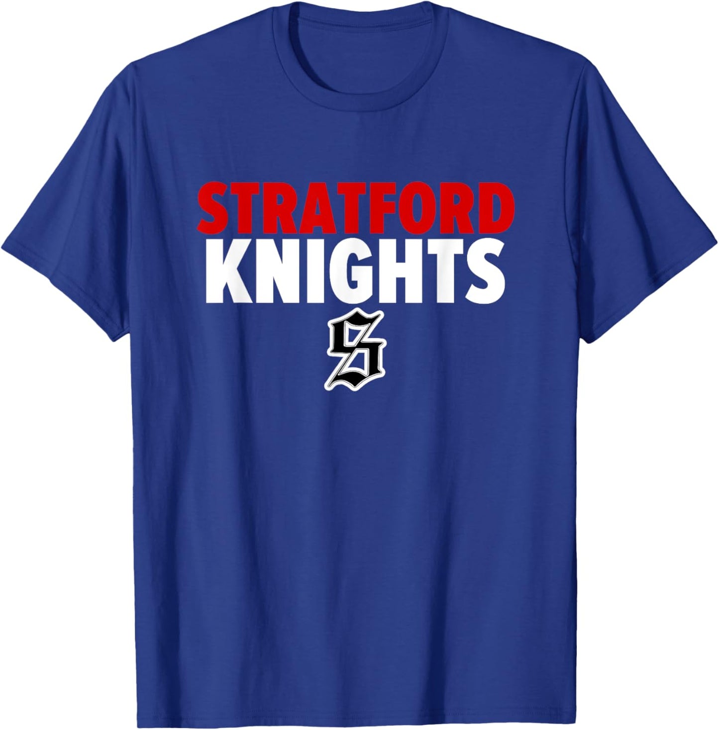 Stratford Knights Logo Bold HS T-Shirt - T-Shirt | Royal