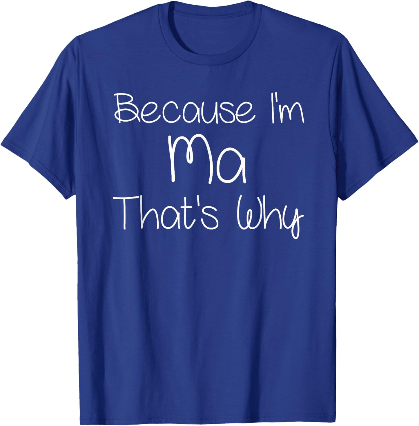 MA Funny Personalized Birthday Women Name Gift T-Shirt - T-Shirt | Royal