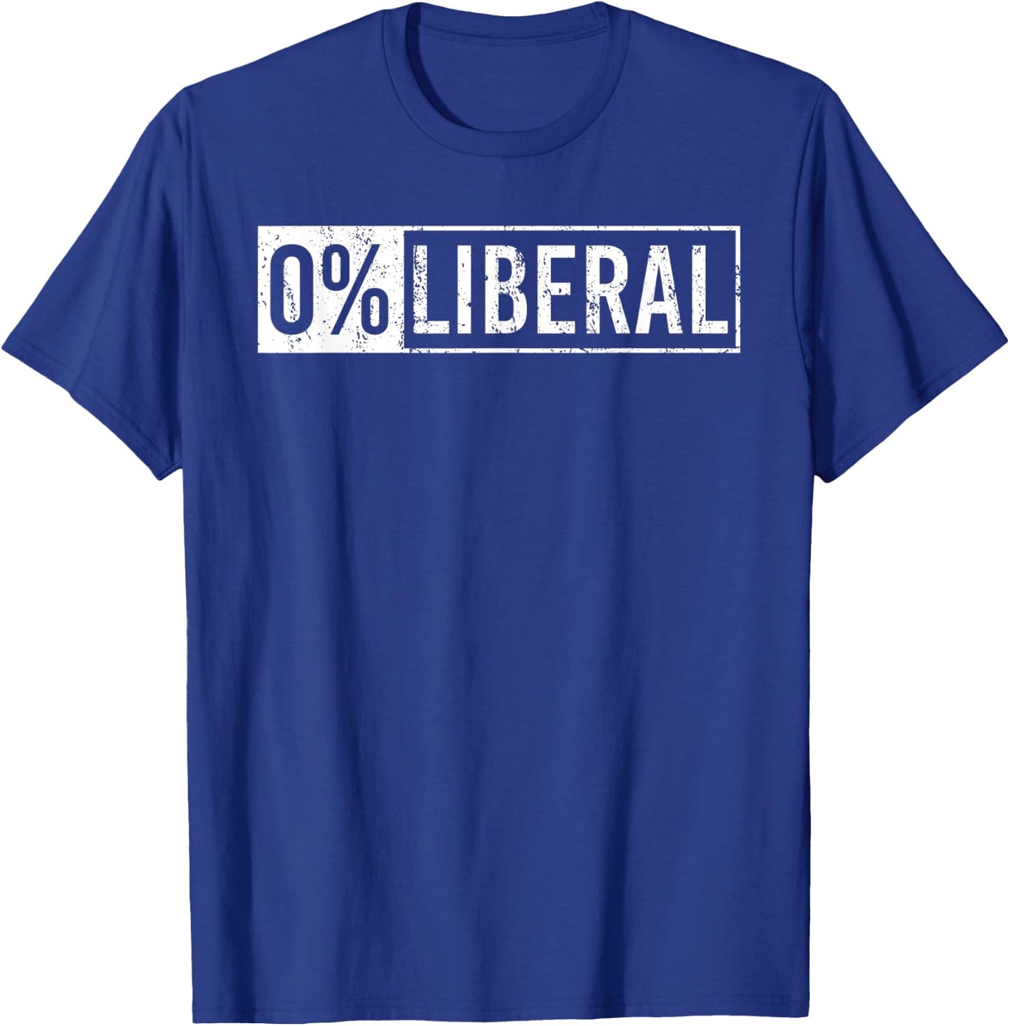 Conservative Co - 0% Liberal Election Trump 2020 T-Shirt - T-Shirt | Royal