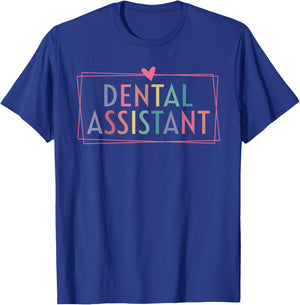 Dental Assistant Dental Hygienist Dentist Appreciation T-Shirt - T-Shirt | Royal