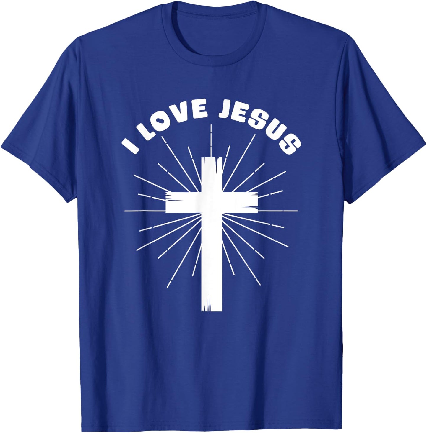 I Love Jesus T-Shirt - T-Shirt | Royal