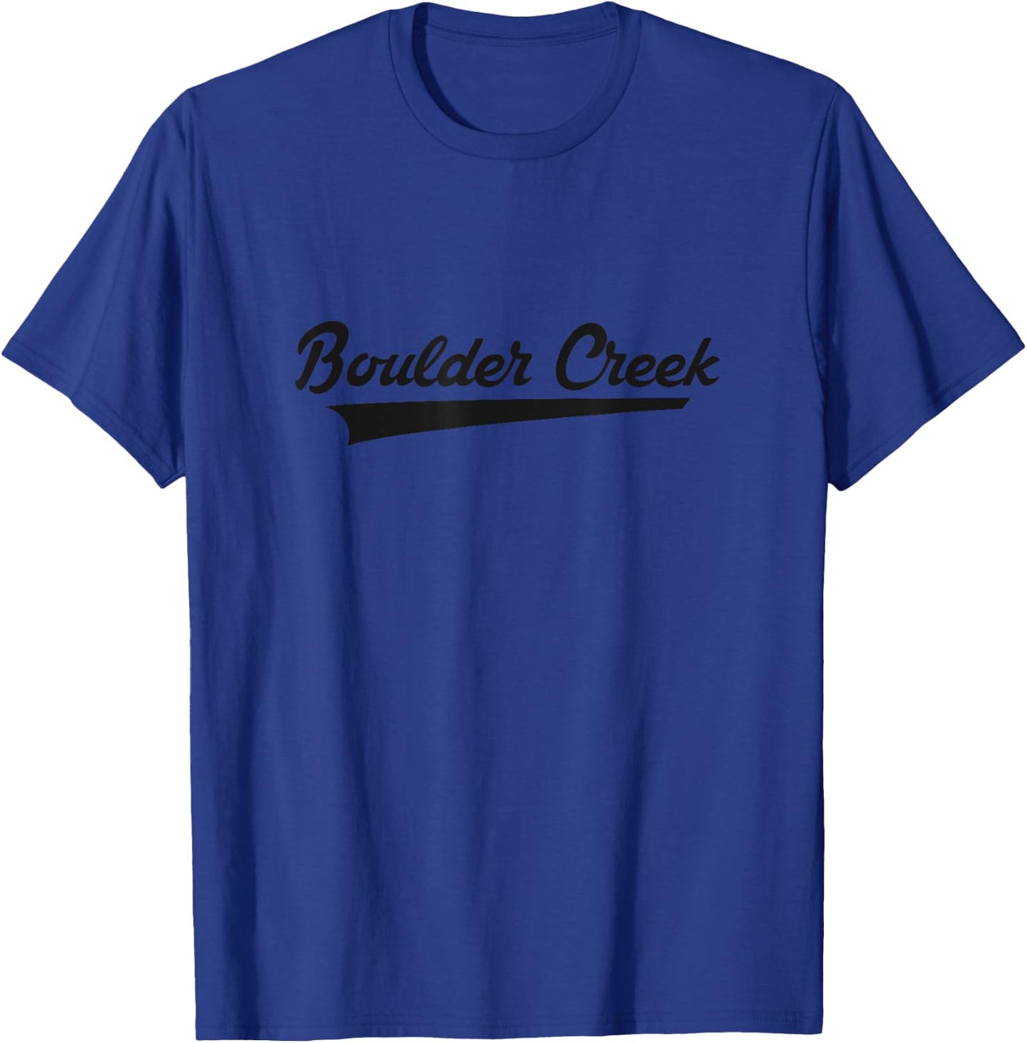 Boulder Creek High School Vintage Swoosh T-Shirt - T-Shirt | Royal