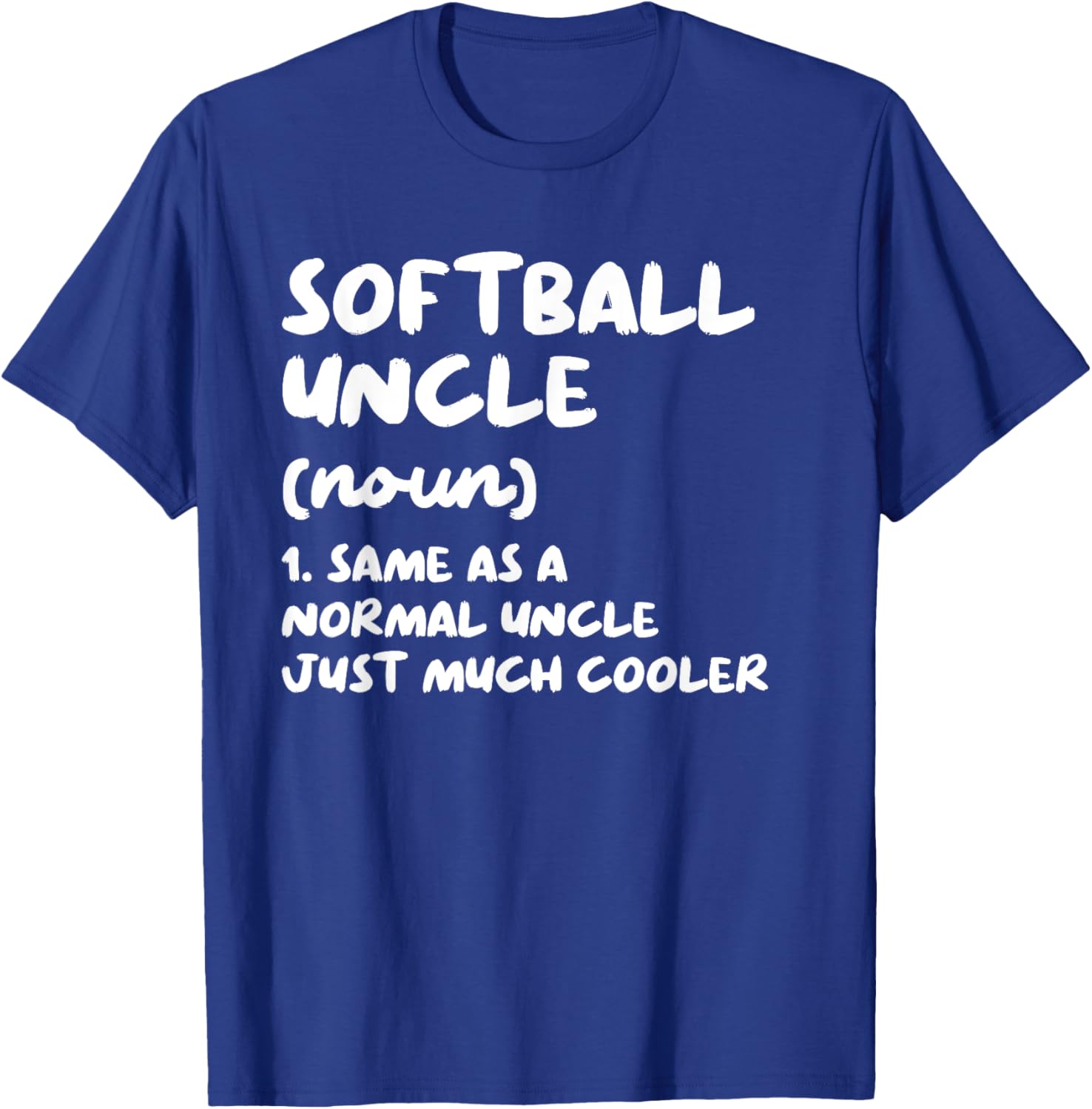 Softball Uncle Definition Funny Sports T-Shirt - T-Shirt | Royal