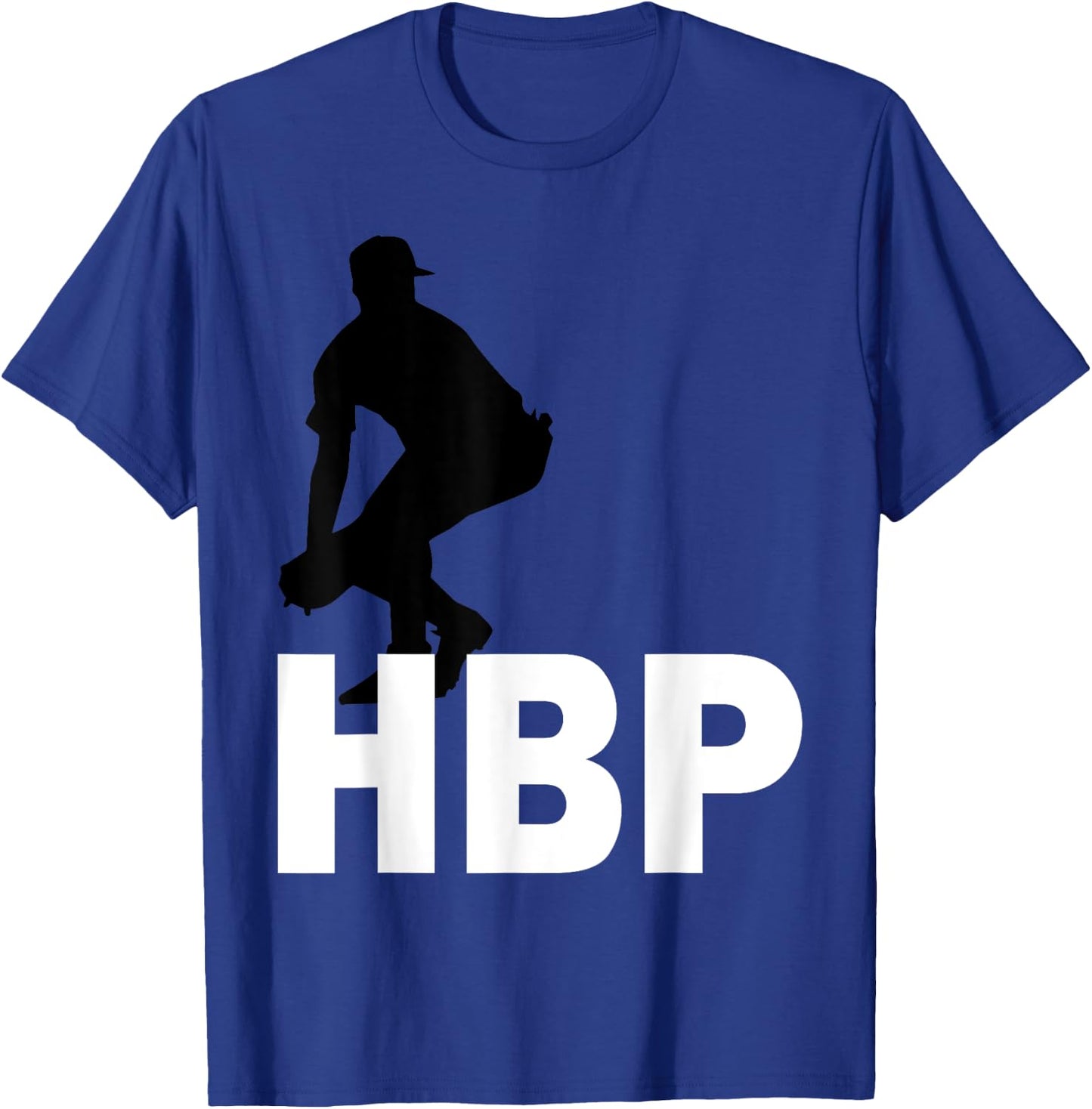 Baseball Hit By Pitch (HBP) T-Shirt - T-Shirt | Royal