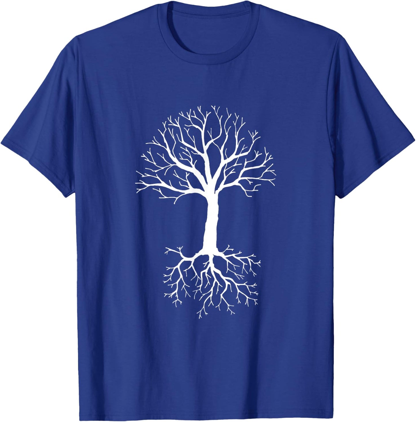 White Tree Cool Tree Graphic Giving Life To Earth T-Shirt - T-Shirt | Royal