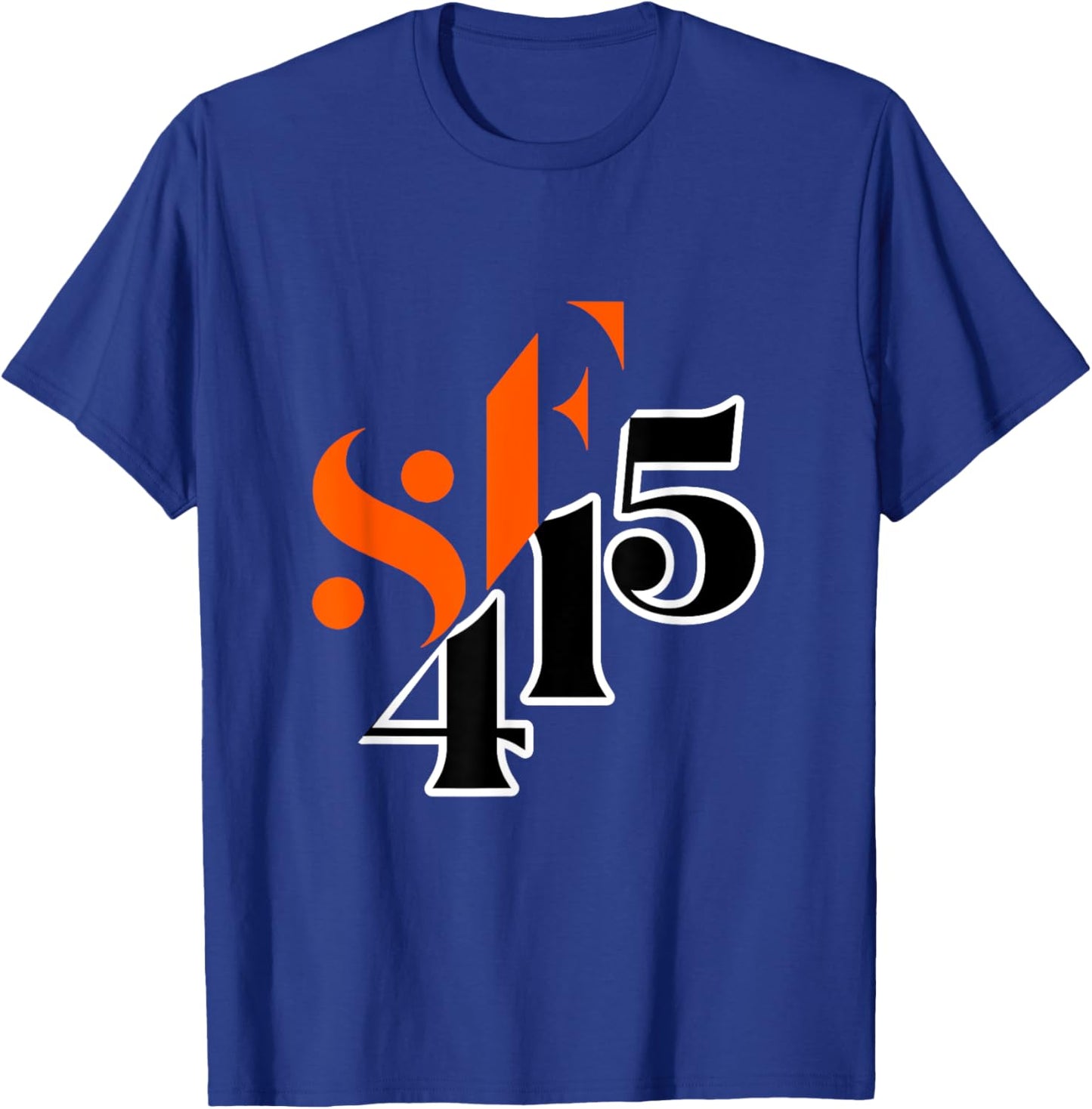 San Francisco 415 Area Code Bay Area California T-Shirt - T-Shirt | Royal