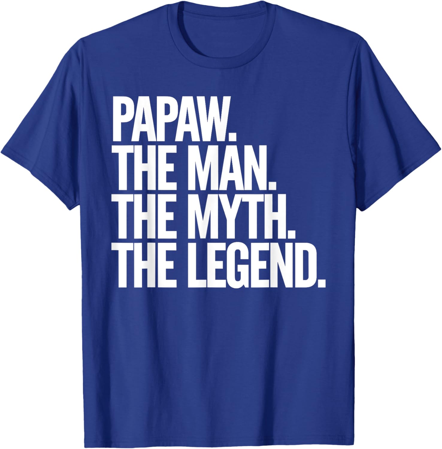 Papaw Design For Grandpa From Grandkids Father's Day Papaw T-Shirt - T-Shirt | Royal