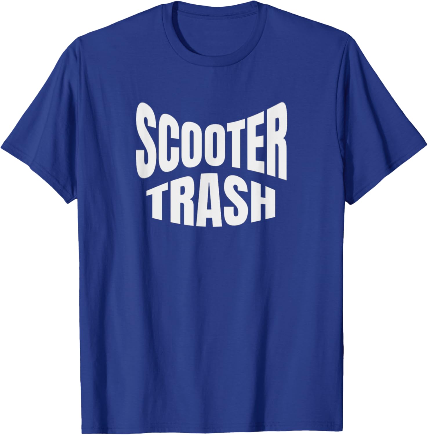 Scooter Trash Funny Motorcycle Riders T-Shirt - T-Shirt | Royal