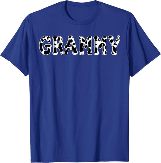 Cow Grammy Birthday Family Matching Girl Boy Farm Birthday T-Shirt - T-Shirt | Royal