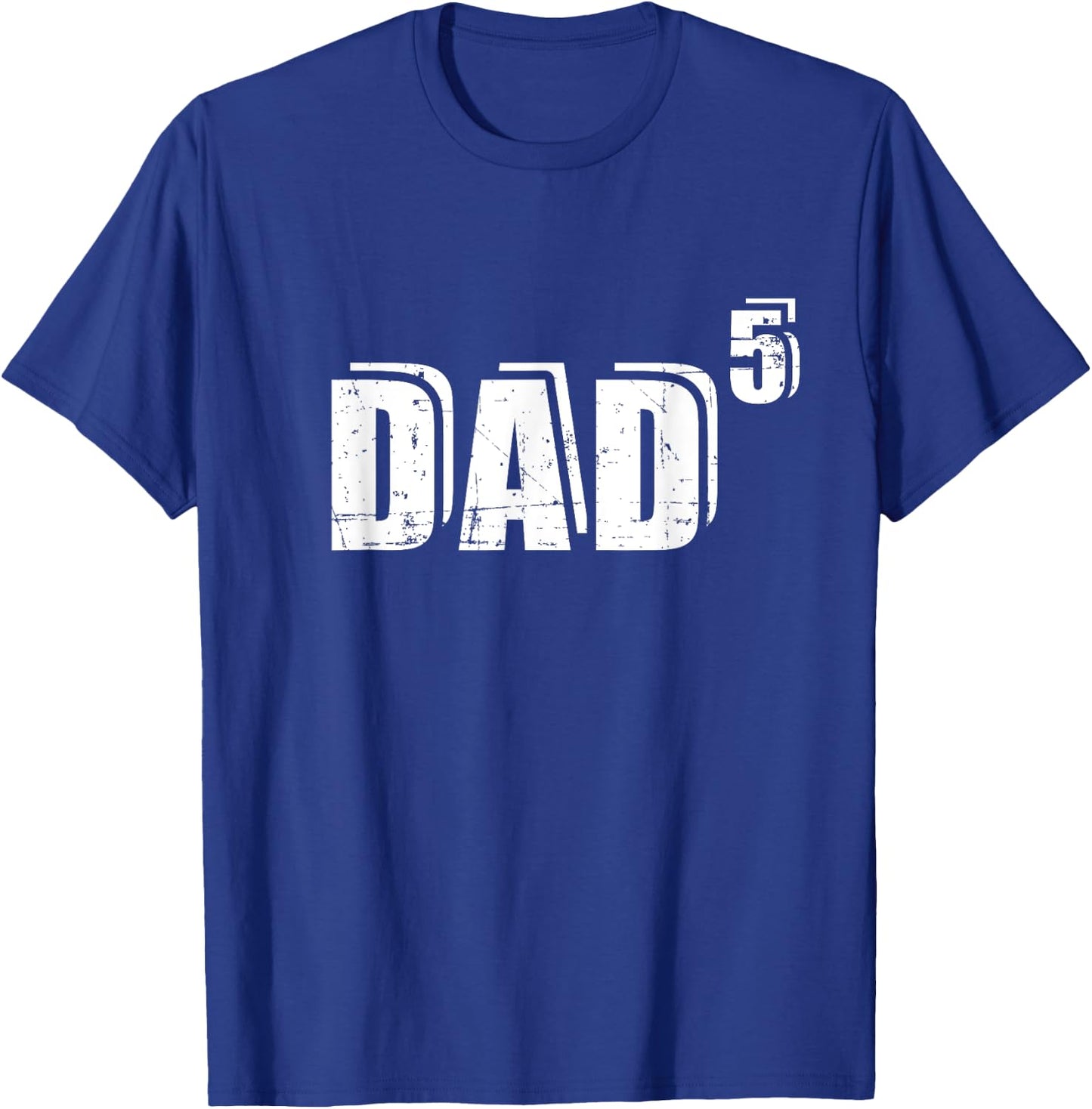 5th fifth time Dad father of 5 kids baby announcement T-Shirt - T-Shirt | Royal