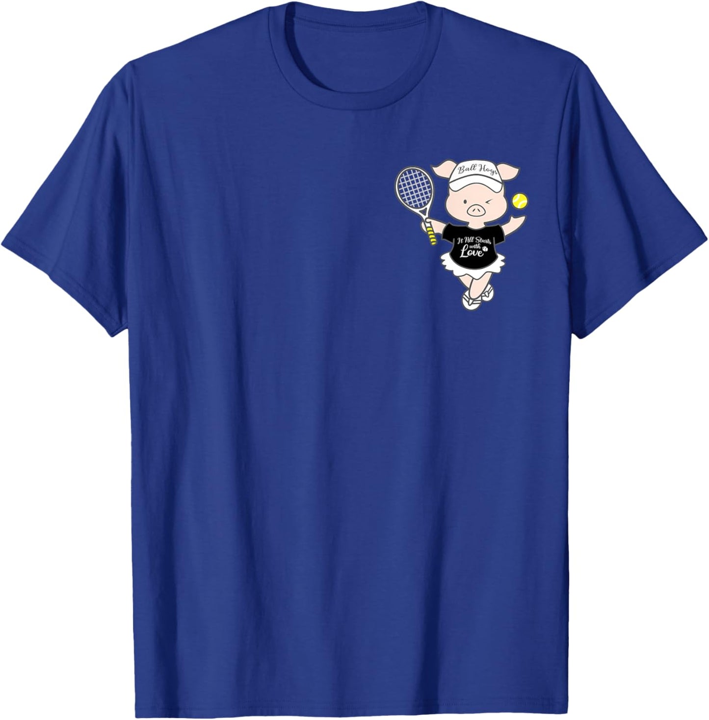 Tennis Ball Hogs T-Shirt - T-Shirt | Royal