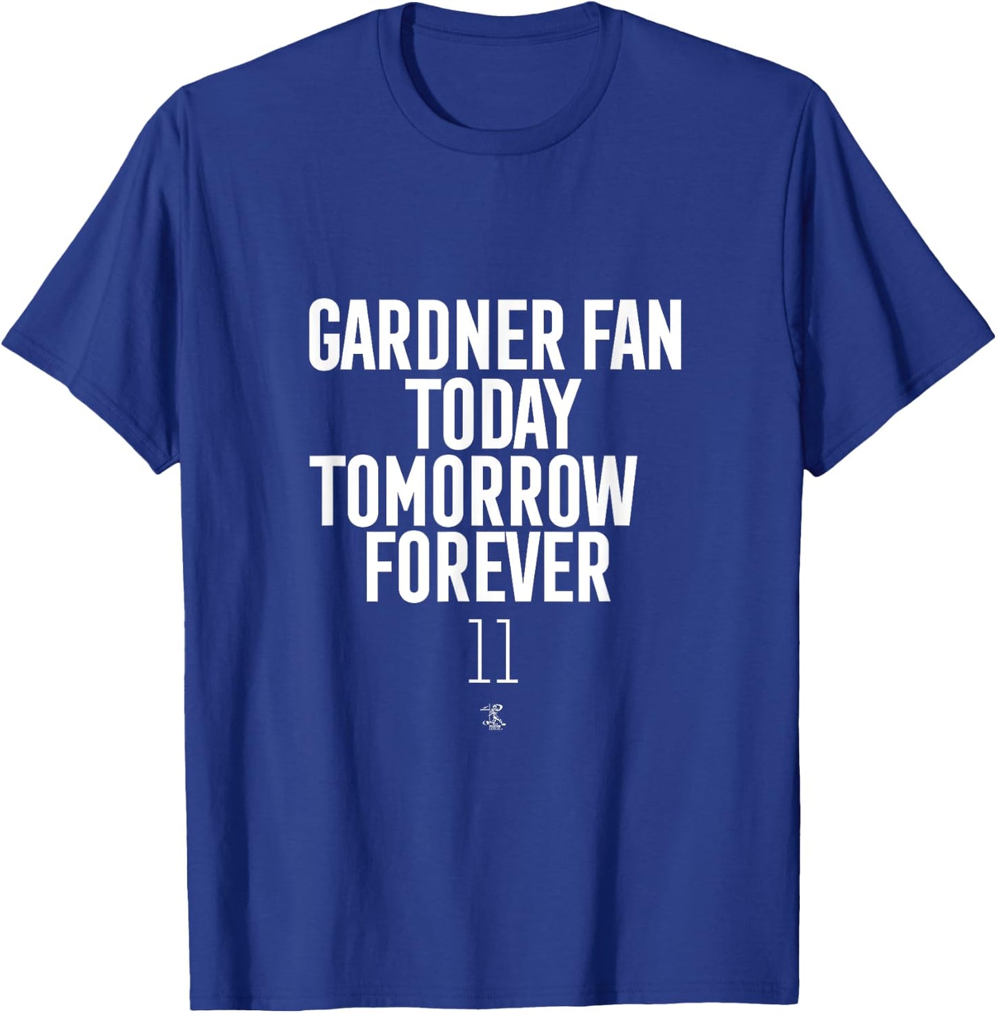 Brett Gardner Today Tomorrow Forever Gameday T-Shirt - T-Shirt | Royal