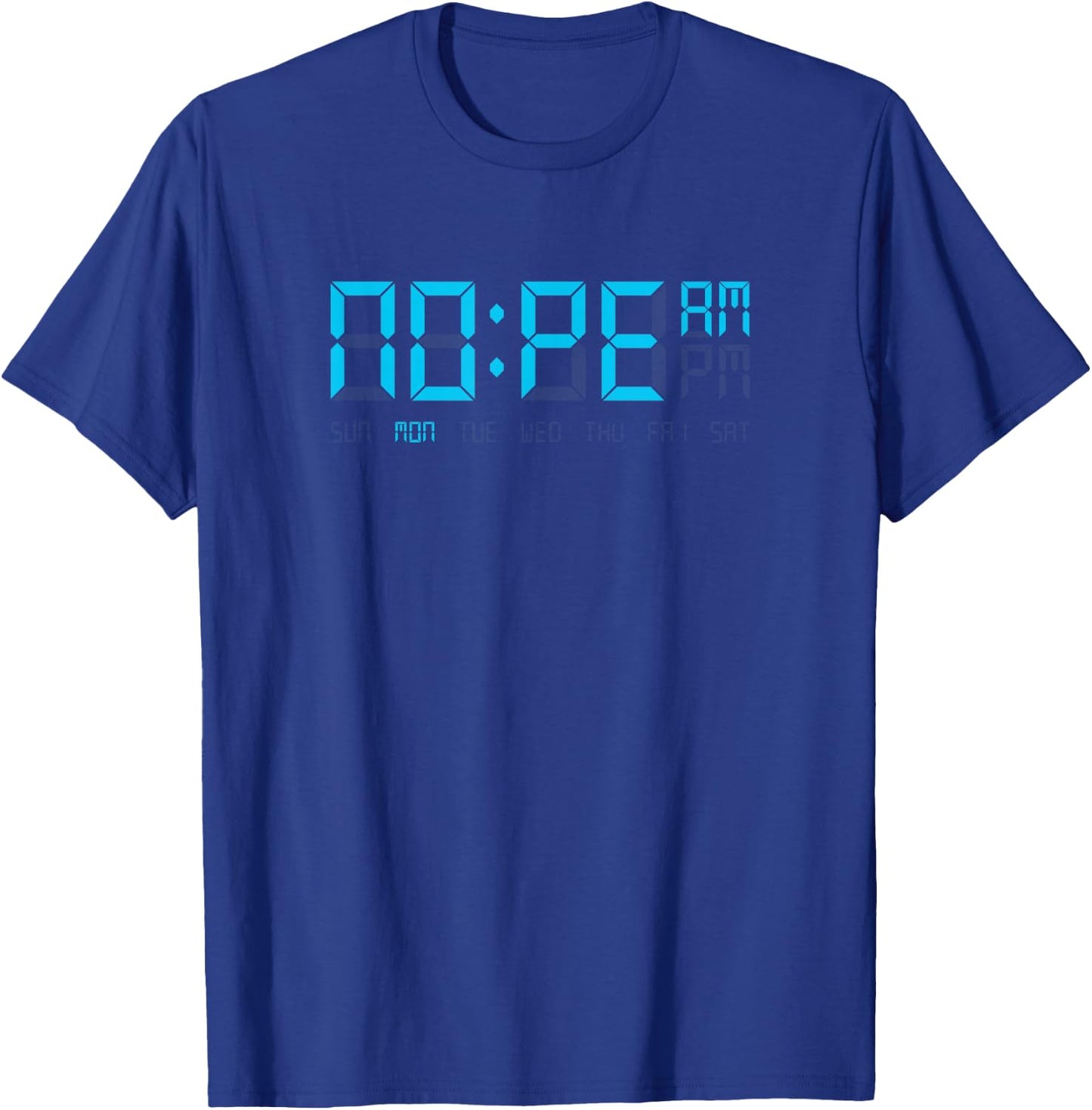 Nope O'Clock Funny Procrastinator Lazy Person Gift T-Shirt - T-Shirt | Royal