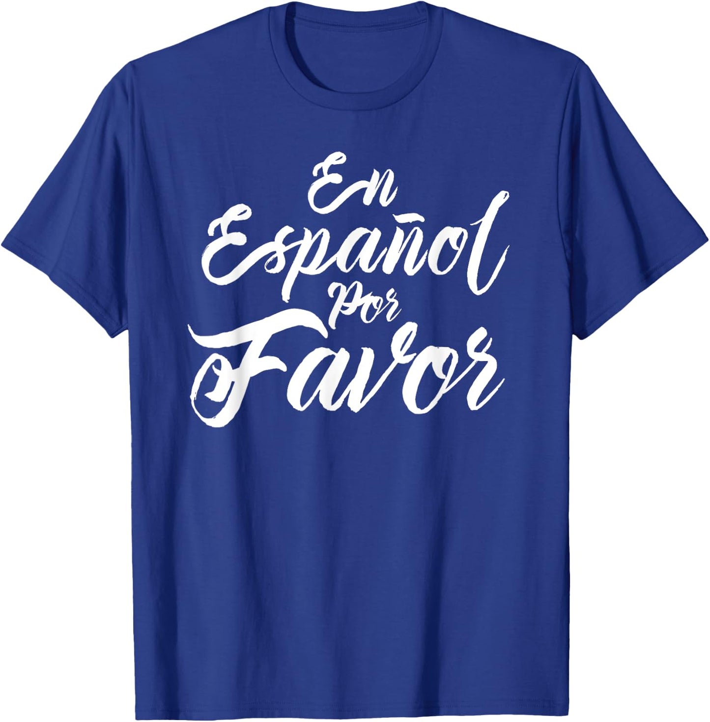Spanish Teacher Gifts Maestra En Espanol Por Favor Men Women Kids T-Shirt - T-Shirt | Royal