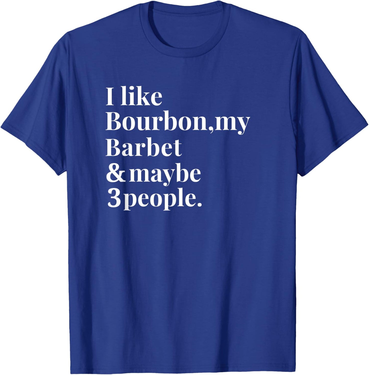 Barbet Funny Dog Owner Bourbon Whiskey Lover Gift Men T-Shirt - T-Shirt | Royal