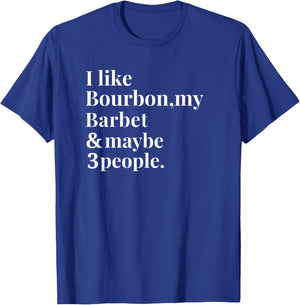 Barbet Funny Dog Owner Bourbon Whiskey Lover Gift Men T-Shirt - T-Shirt | Royal