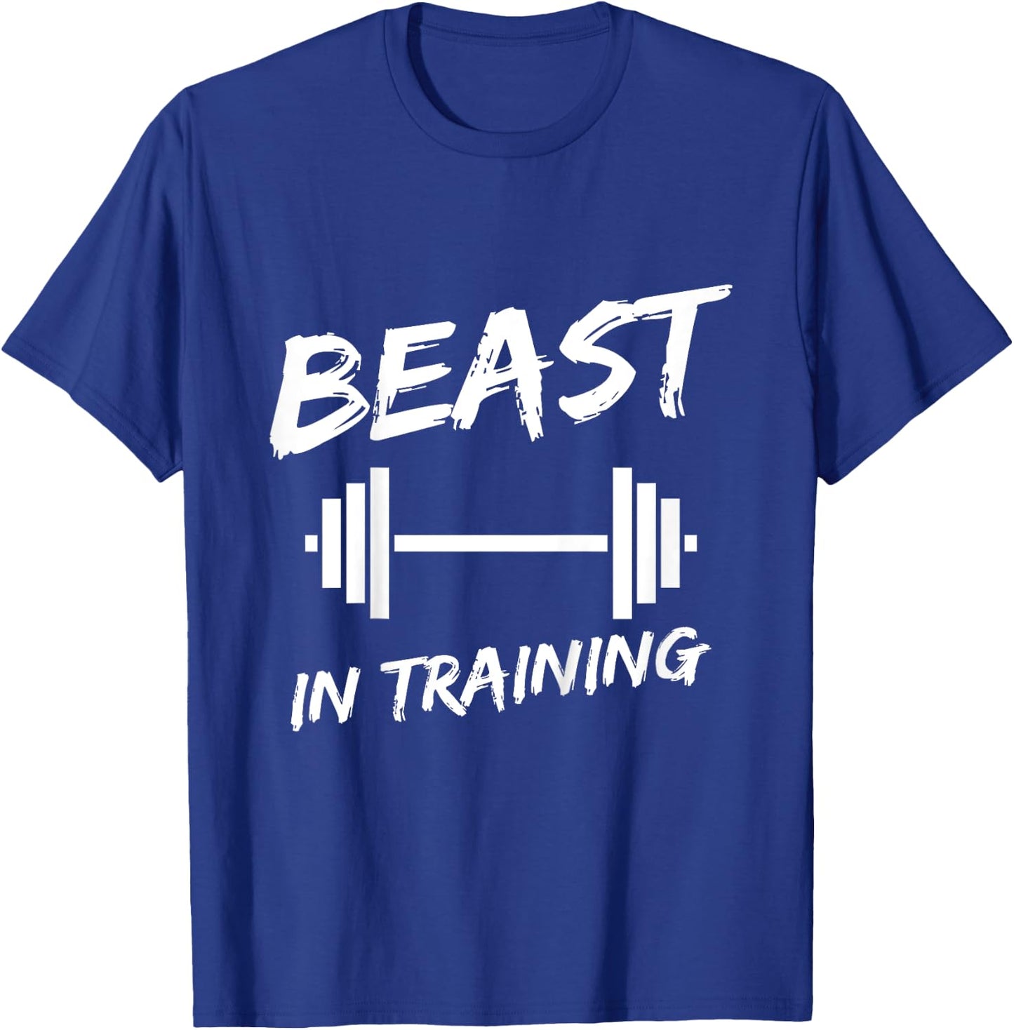 Kids Beast In Training Father And Son Bodybuilding T-Shirt - T-Shirt | Royal