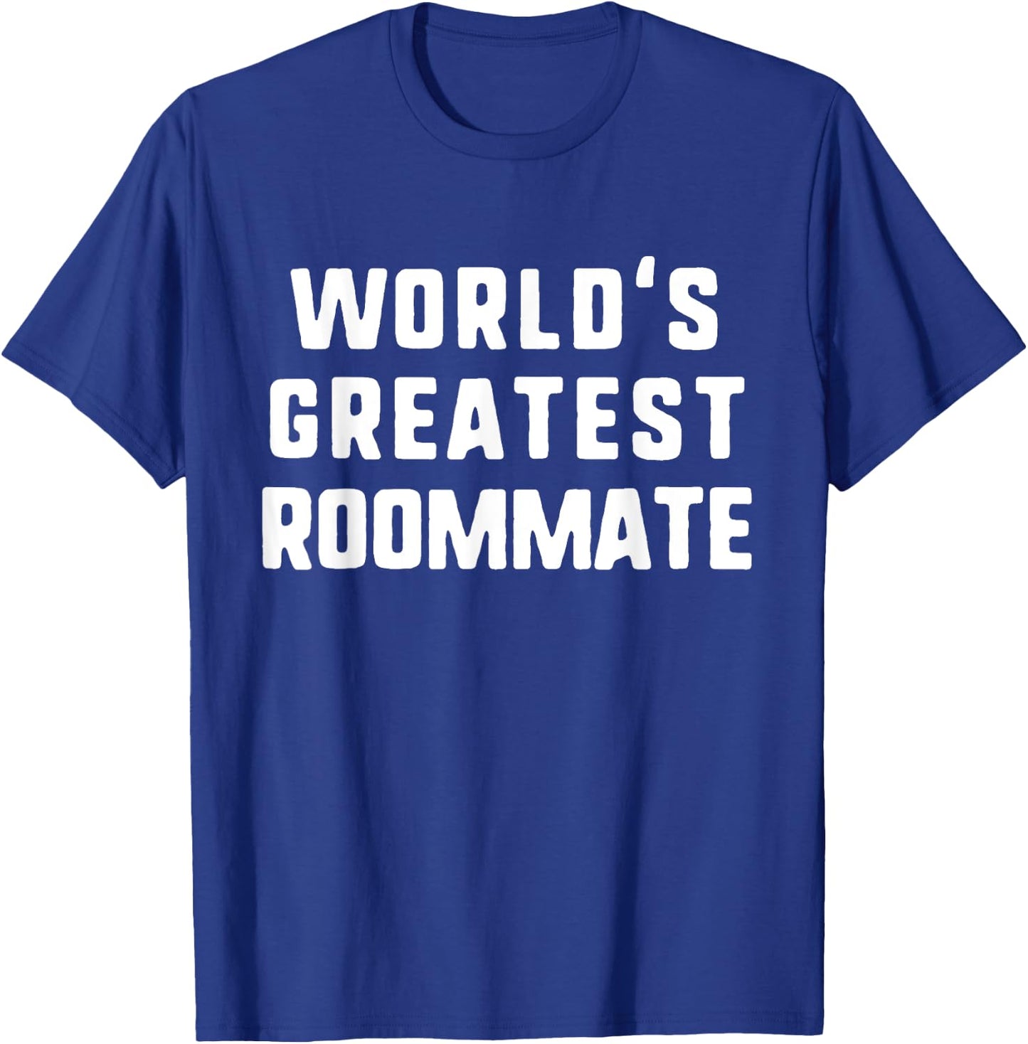 World's Greatest Roommate Gift Christmas T-Shirt - T-Shirt | Royal