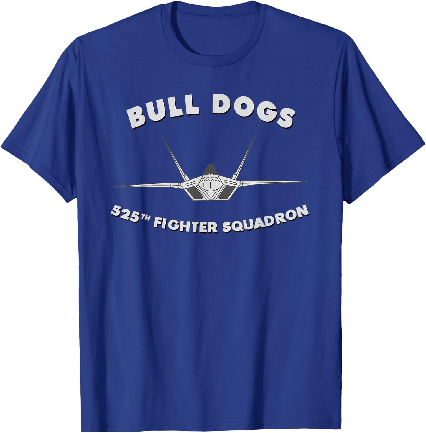 525th Fighter Squadron The Bull Dogs T-Shirt - T-Shirt | Royal