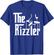 The Funny Rizzler Big Justice Apparel Men Women -Adults , Black, Small, Short Sleeve, Modern, Graphic T-Shirt - T-Shirt | Royal
