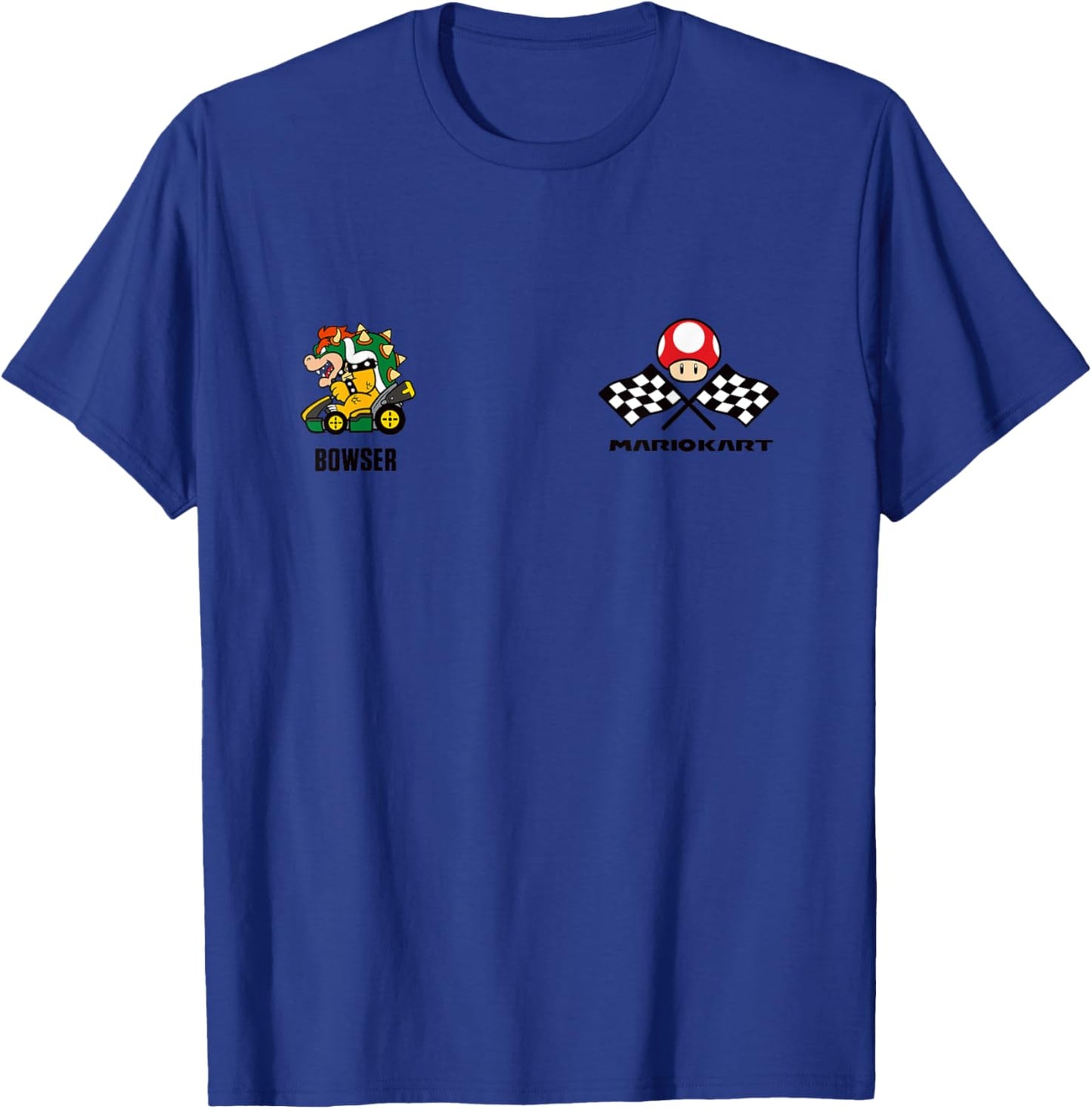Mario Kart Bowser Est 1992 King Koopa Race Schematics T-Shirt - T-Shirt | Royal