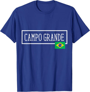 Campo Grande Brazil Country City Brazilian Fun Women Men Gag T-Shirt - T-Shirt | Royal