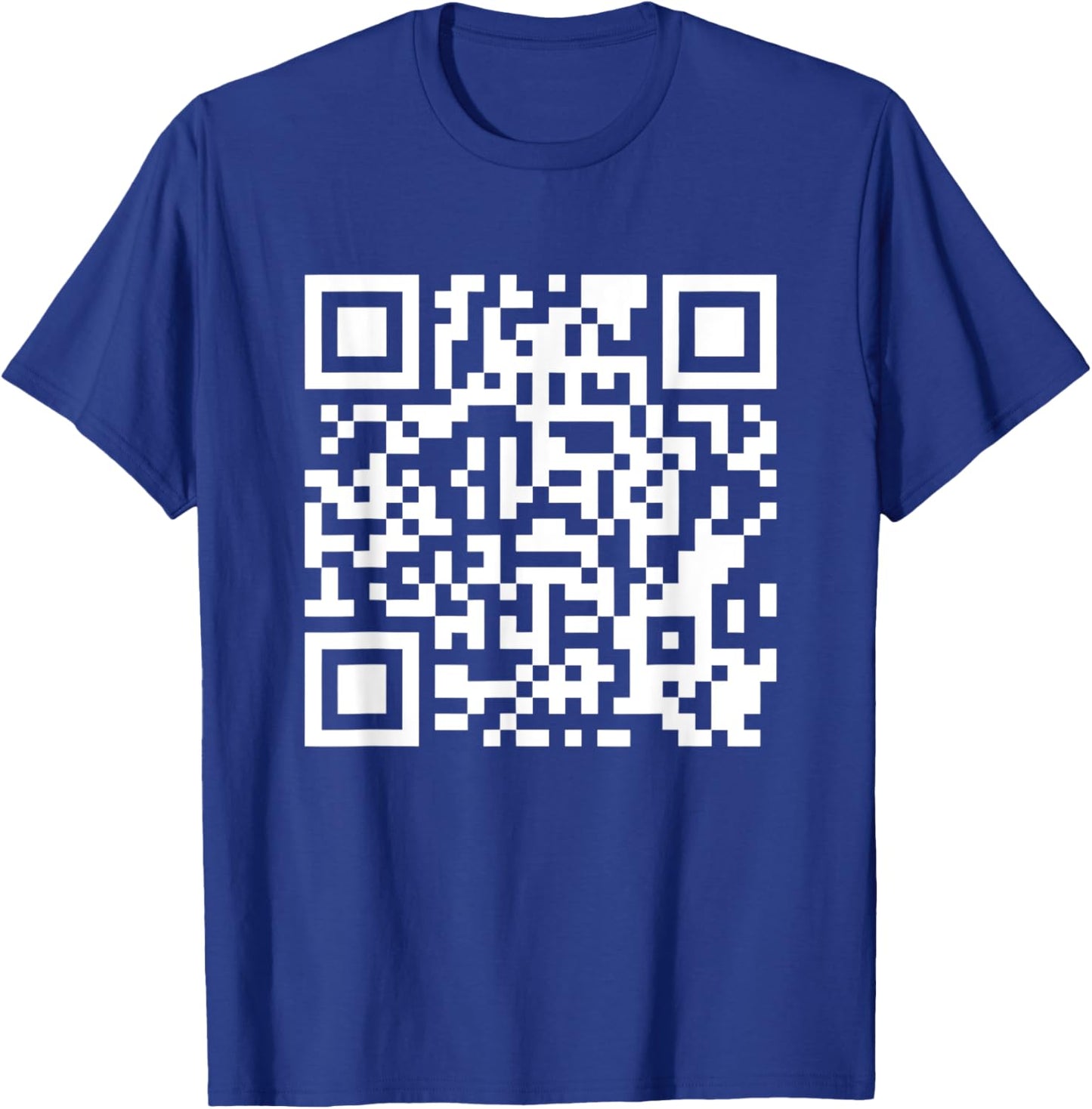 Funny QR President Trump Dance Code T-Shirt - T-Shirt | Royal