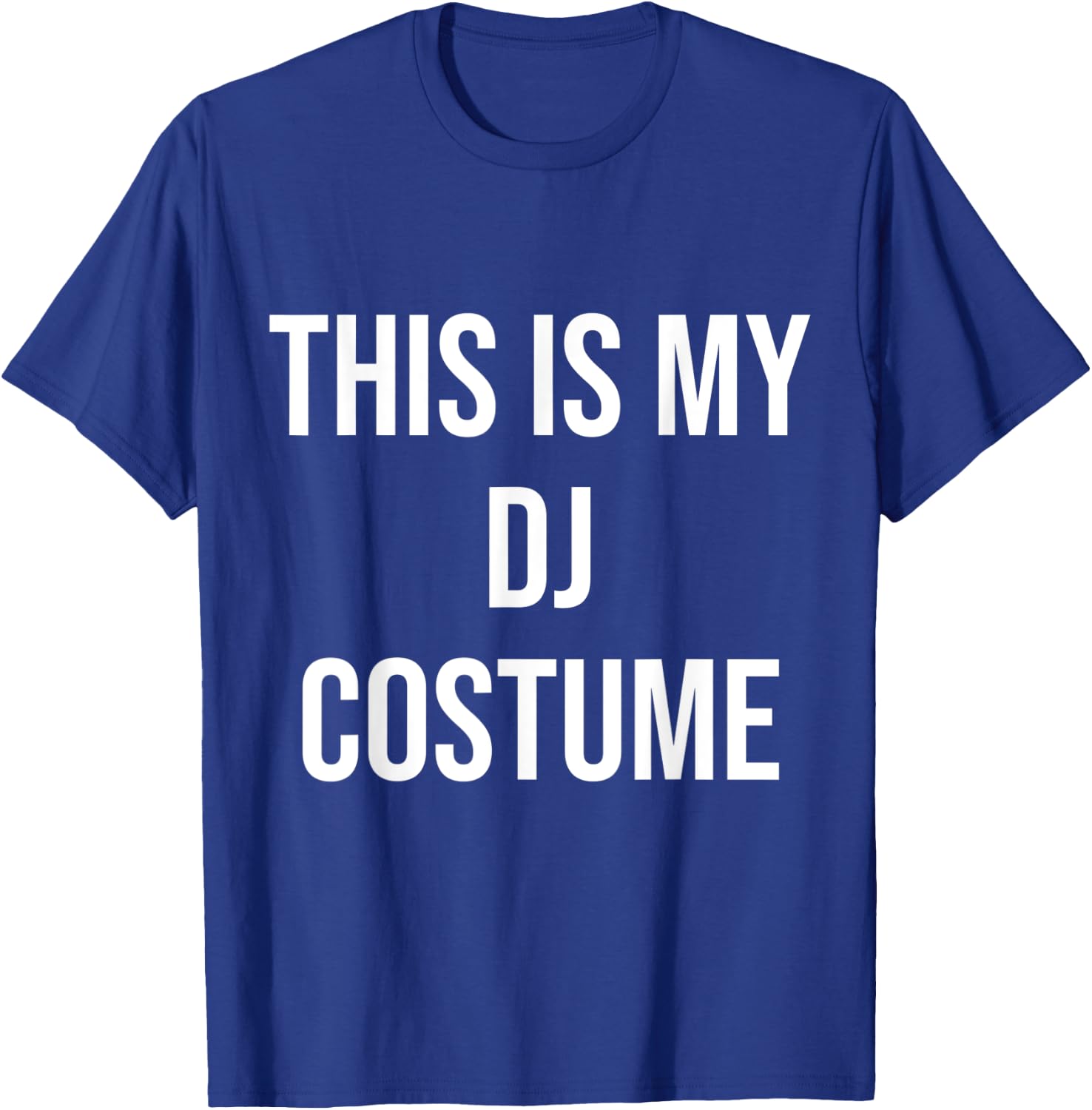 This is My DJ Costume Festival Party Electric Musician Gift T-Shirt - T-Shirt | Royal