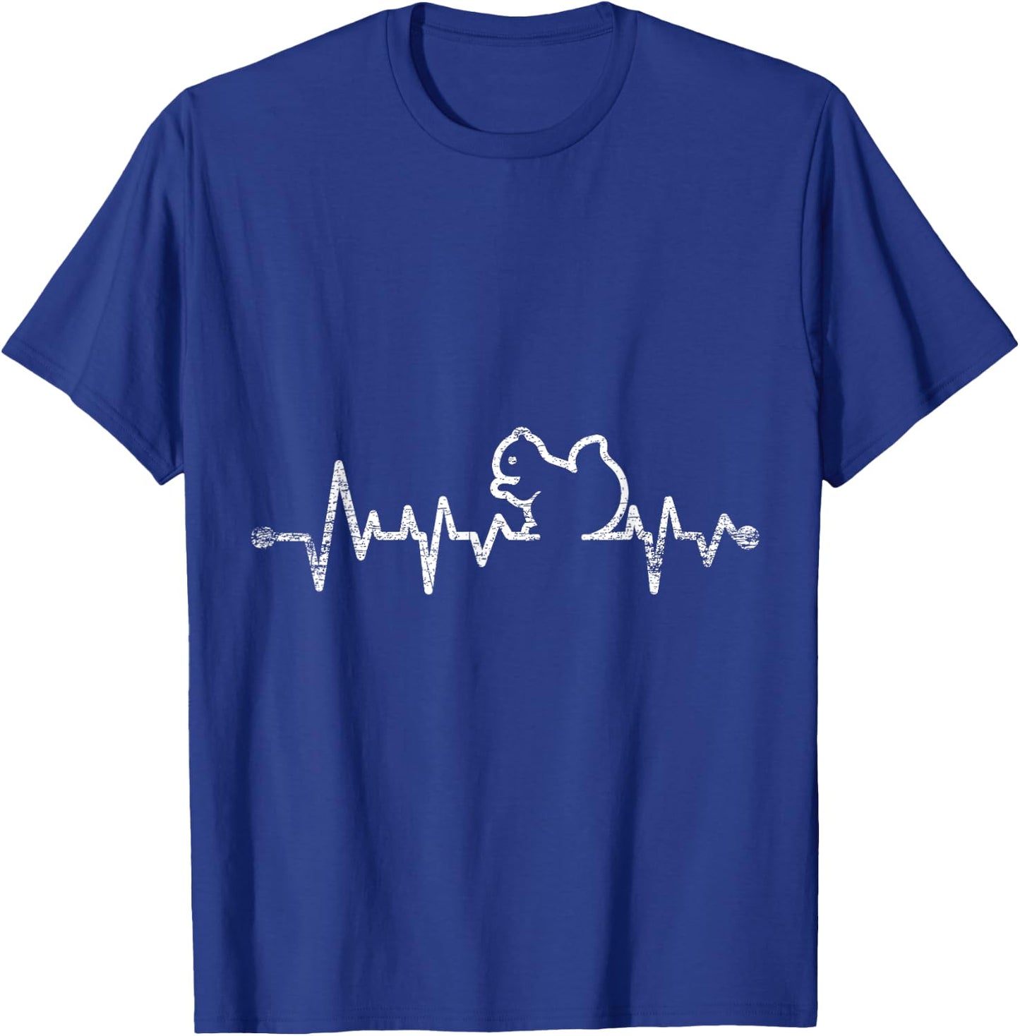 Heartbeat Squirrel T-Shirt - T-Shirt | Royal