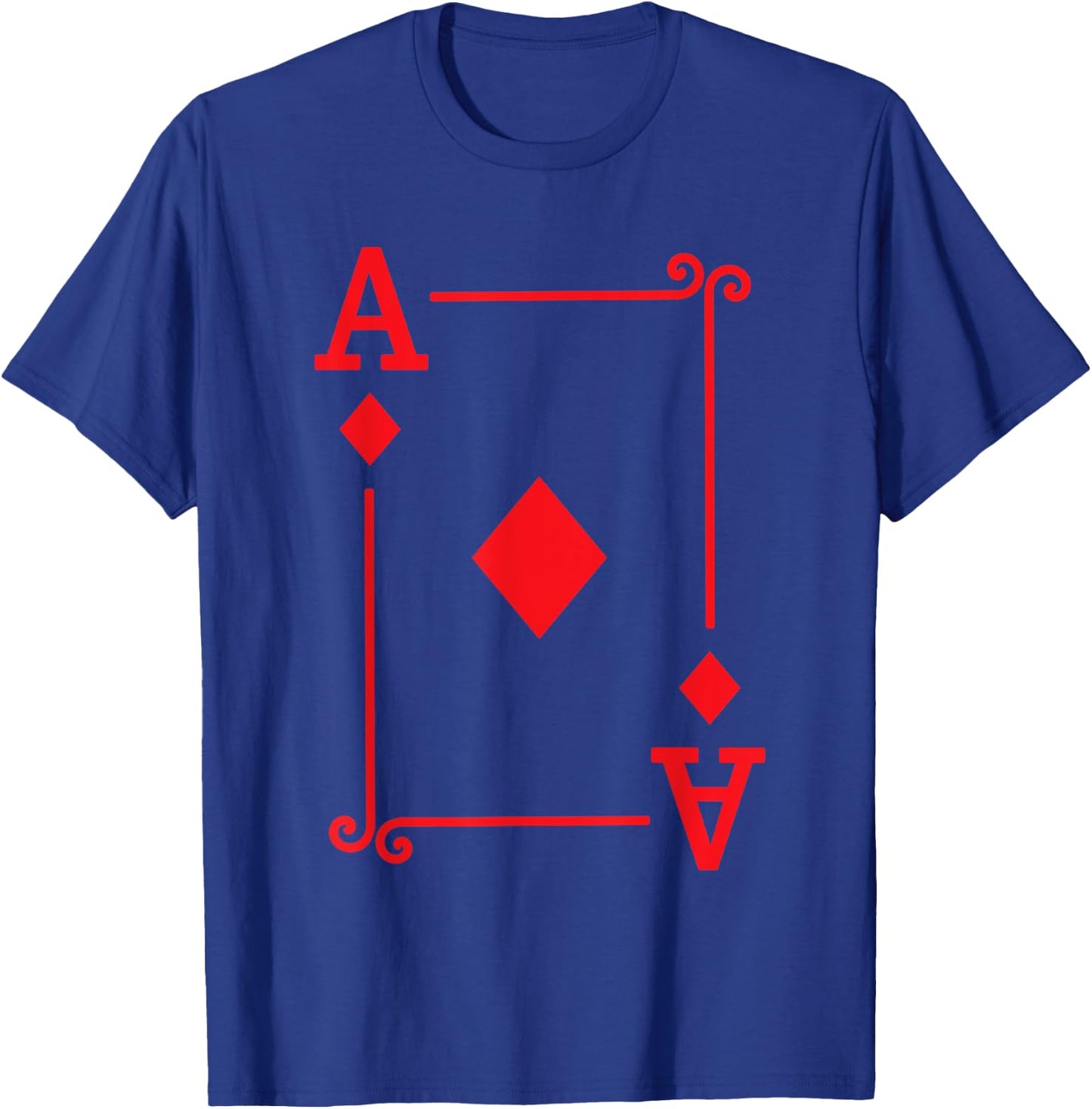 Playing Cards Costume - Ace Diamonds Card - Ace Card T-Shirt - T-Shirt | Royal
