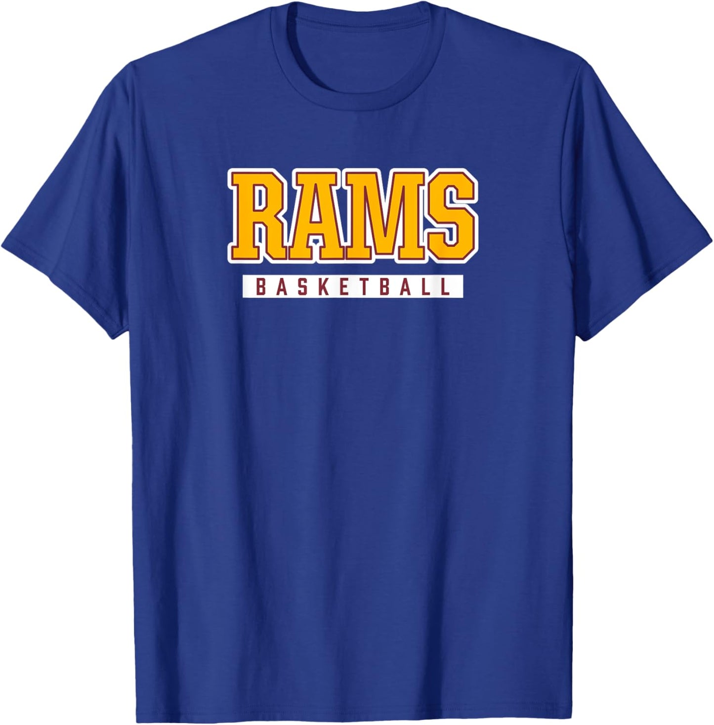 Rams Basketball Gloucester Catholic High School T-Shirt - T-Shirt | Royal