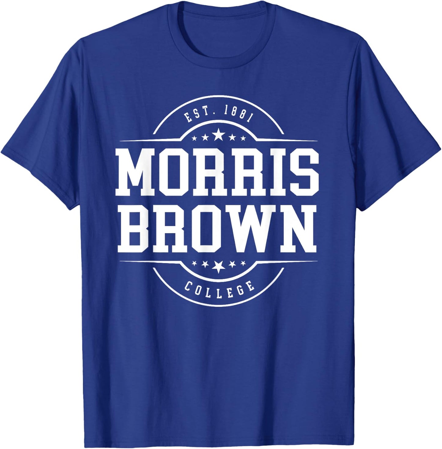 Morris Brown College Arch Vintage Classic Design Gifts Men T-Shirt - T-Shirt | Royal