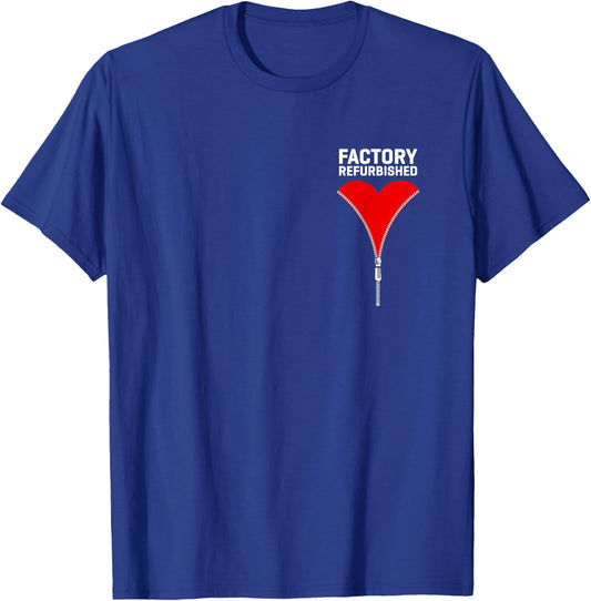 Factory Refurbished Heart Surgery Zipper Club T-Shirt - T-Shirt | Royal