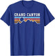 Grand Canyon National Park Retro camping hiking T-Shirt - T-Shirt | Royal